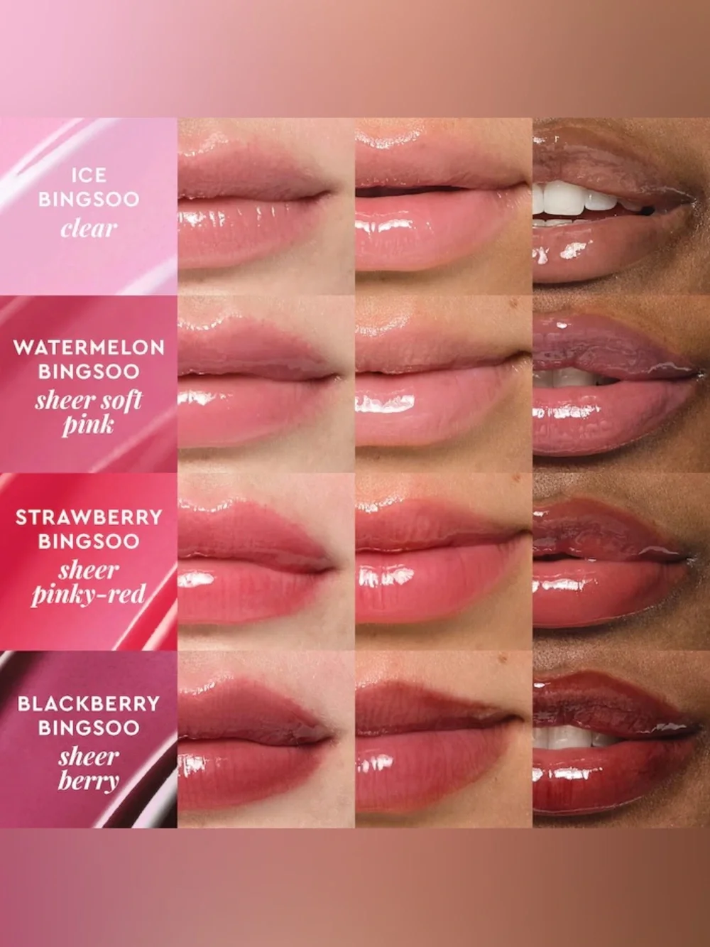 Glow Recipe Mini Glass Balm Lip Collection Gift Set (Limited Edition)